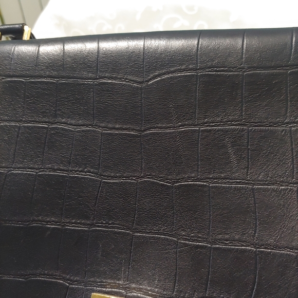 Celine Croc Embossed Medium Trapeze - Picture 5 of 16